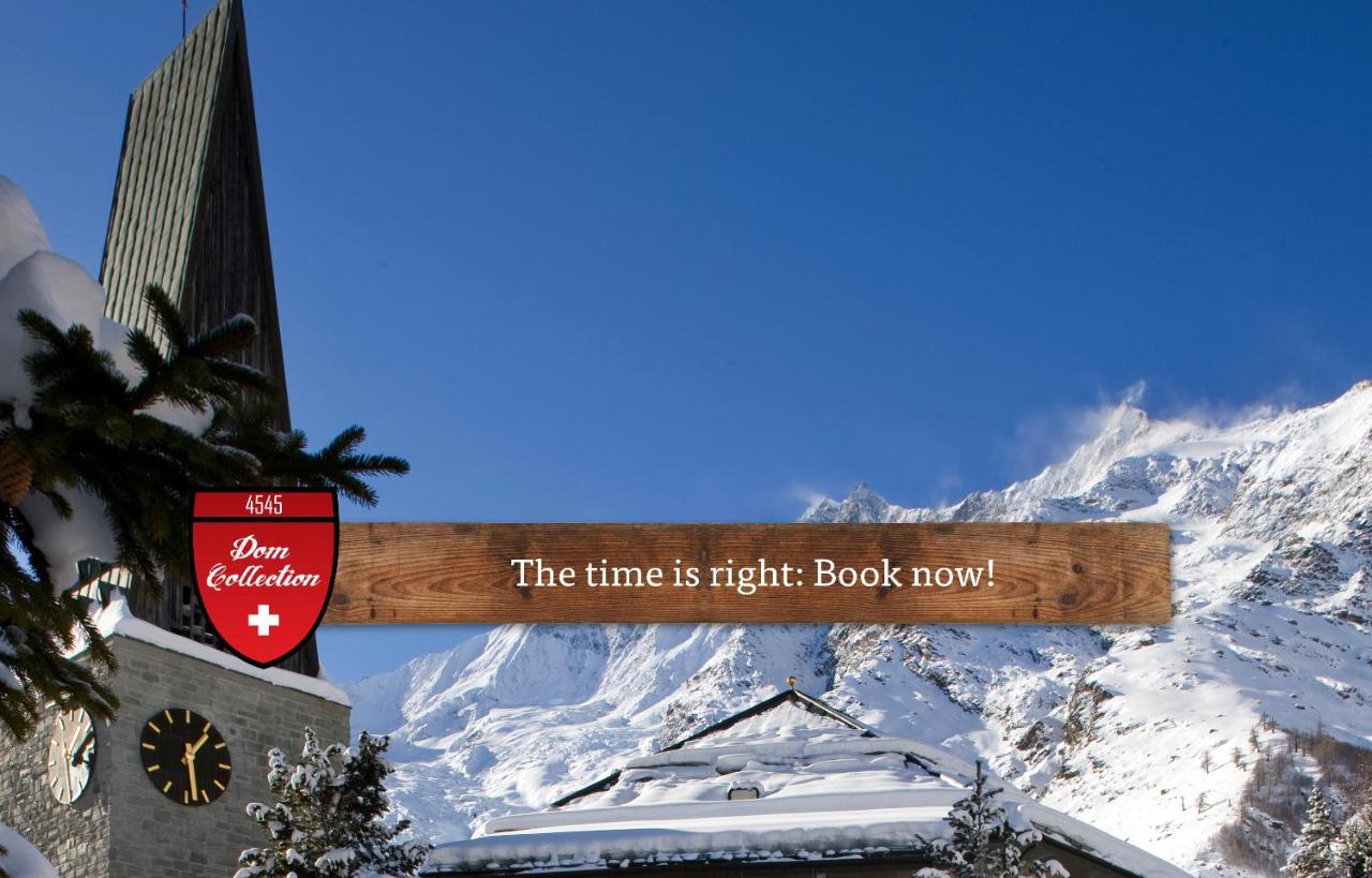 Bed and Breakfast Berghof Garni - The Dom Collection Saas-Fee Exterior foto